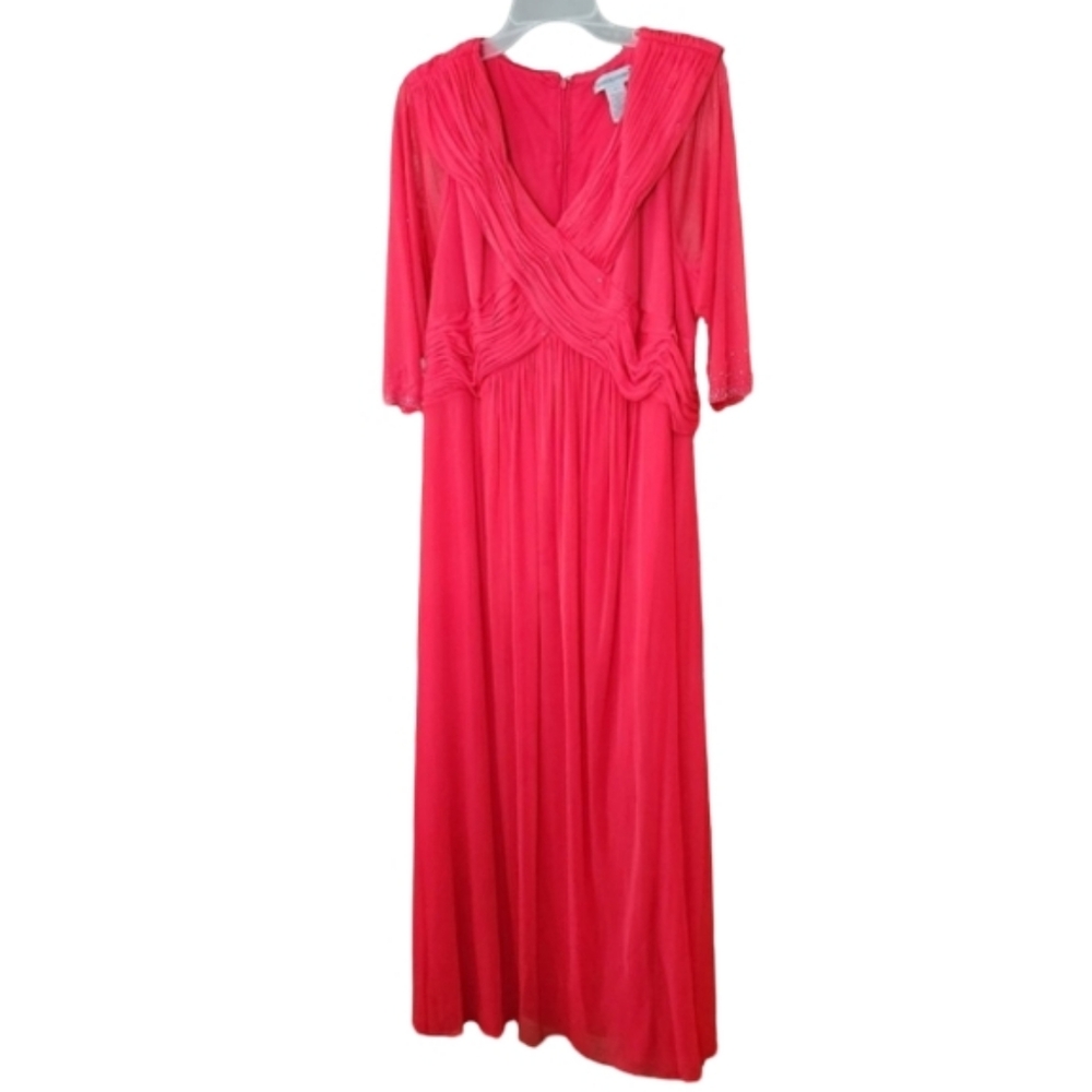 Jessica London Red Maxi Dress